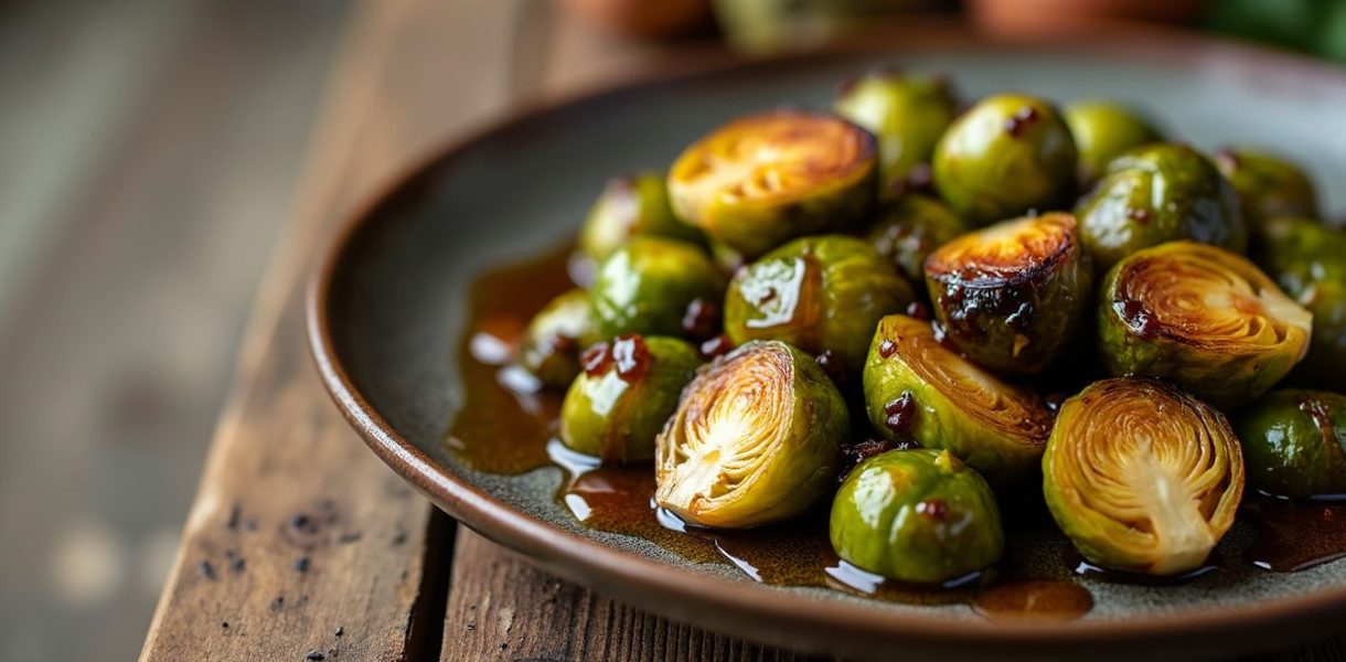 Choux de Bruxelles rôtis au sirop d'érable : un délice sucré-salé inattendu