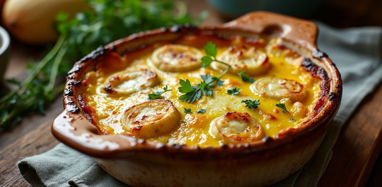 Gratin de topinambours au chèvre : la recette réconfortante qui va vous surprendre