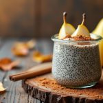 Pudding de chia aux poires et cannelle : une douceur automnale saine et gourmande