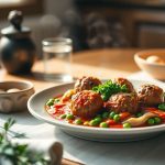 Boulettes de viande aux petits pois : la recette réconfortante qui fait l'unanimité