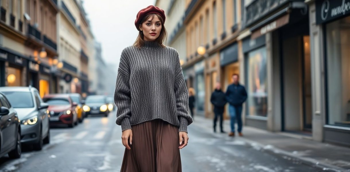 Pull sur robe : les secrets d'une association hivernale ultra-stylée