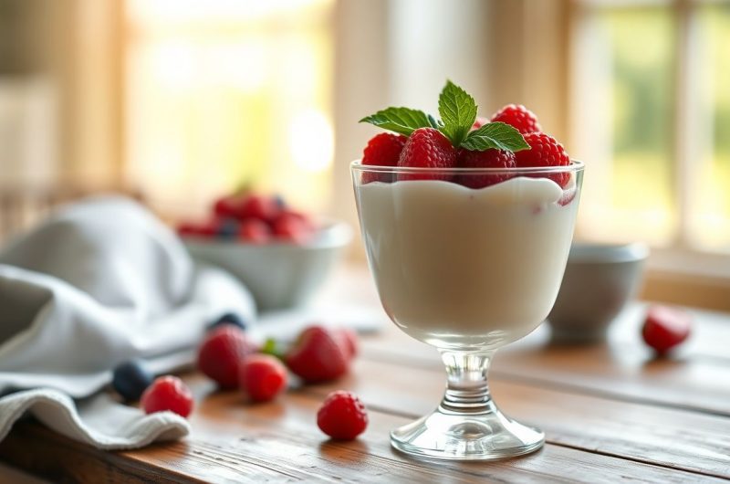 panna cotta à la vanille