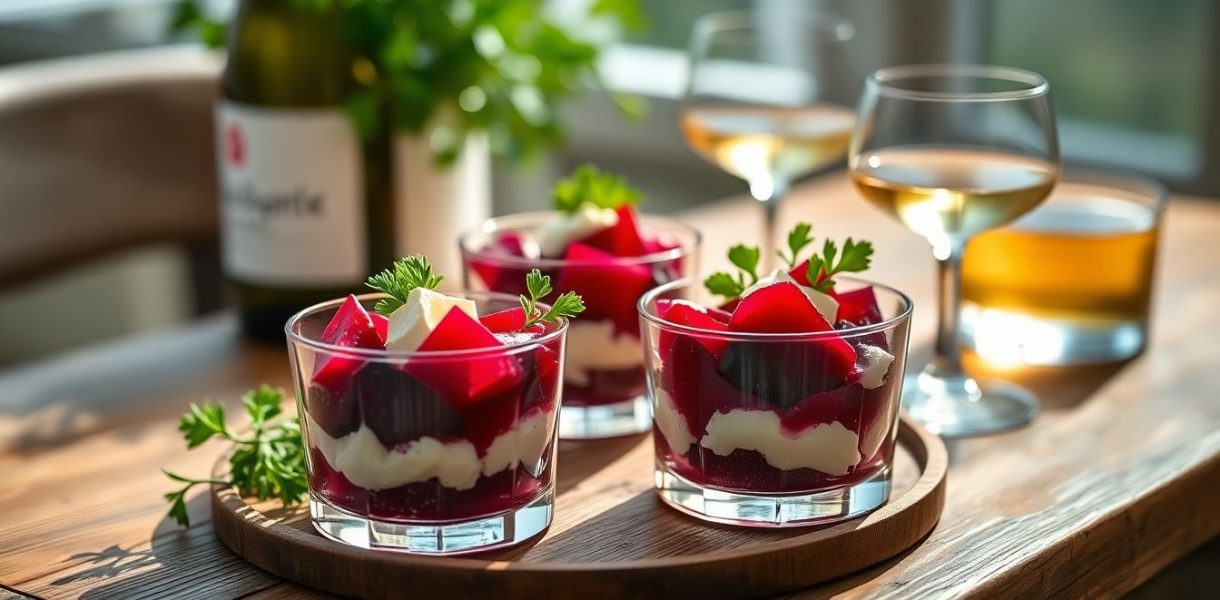 Ces verrines betterave-chèvre font sensation à l'apéro : la recette qui va révolutionner vos soirées
