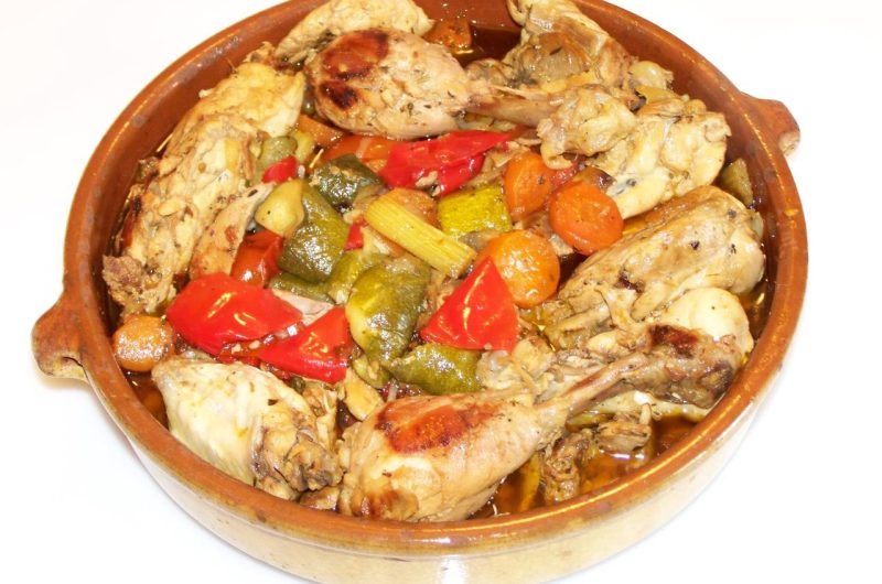 Poulet basquaise