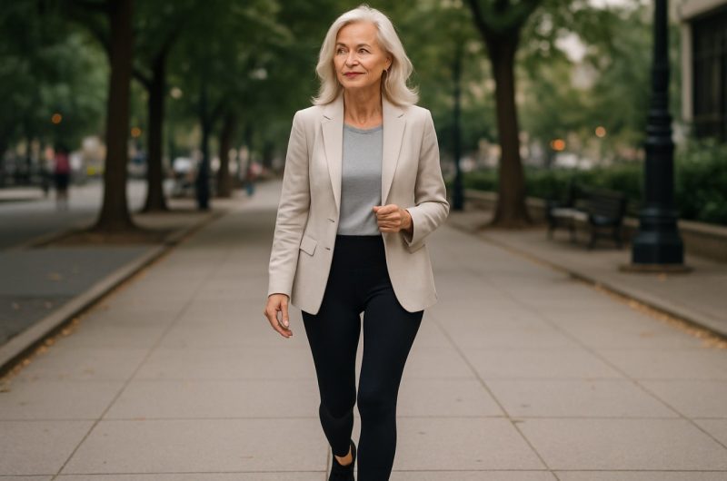 porter des leggings à 60 ans avec élégance et confiance